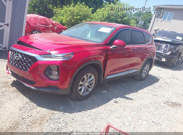 5NMS23AD0KH032357 2019 HYUNDAI SANTA FE Red Передня ліва чверть