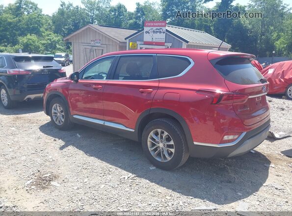 5NMS23AD0KH032357 2019 HYUNDAI SANTA FE Red Задня ліва чверть