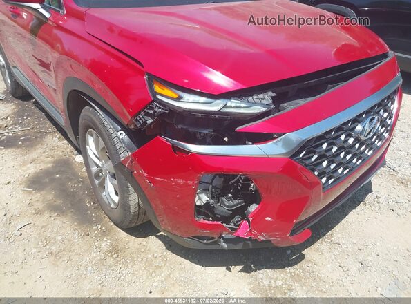 5NMS23AD0KH032357 2019 HYUNDAI SANTA FE Red Вид спереду