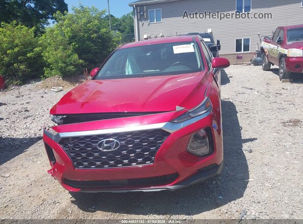 5NMS23AD0KH032357 2019 HYUNDAI SANTA FE Red Вид щитка приладів