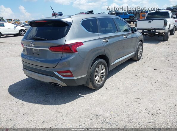 5NMS23AD0LH141287 2020 HYUNDAI SANTA FE Серебряный Задняя правая четверть