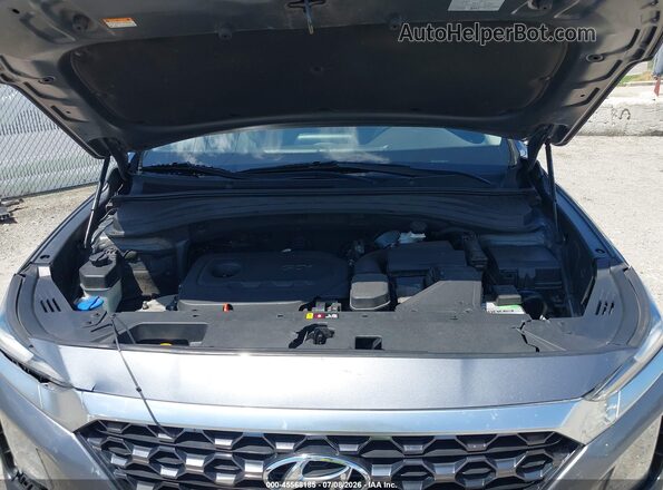 5NMS23AD0LH141287 2020 HYUNDAI SANTA FE Серебряный Вид сзади