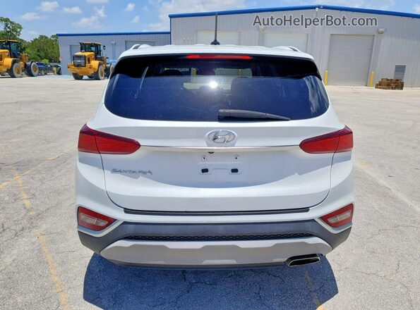5NMS23AD0LH192076 2020 HYUNDAI SANTA White Vista trasera