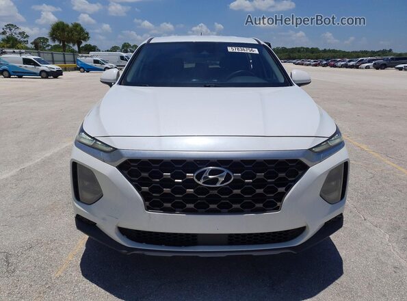 5NMS23AD0LH192076 2020 HYUNDAI SANTA White Vista frontal