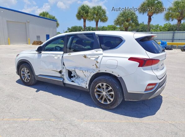 5NMS23AD0LH192076 2020 HYUNDAI SANTA White Trasero izquierdo