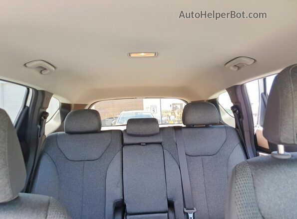 5NMS23AD0LH192076 2020 HYUNDAI SANTA White Vista de los asientos traseros