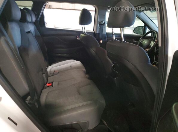 5NMS23AD1KH097525 2019 HYUNDAI SANTA White Rear interior view