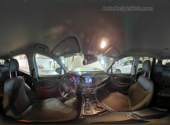 5NMS23AD1KH097525 2019 HYUNDAI SANTA White 360 interior view