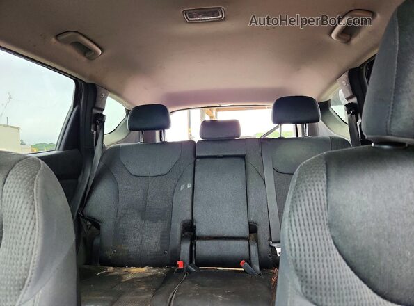 5NMS23AD1KH106014 2019 HYUNDAI SANTA Black Widok tylnych siedzeń
