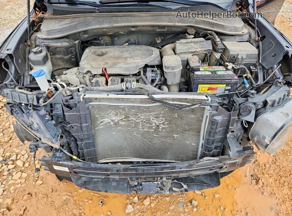 5NMS23AD1KH106014 2019 HYUNDAI SANTA Black Widok komory silnika