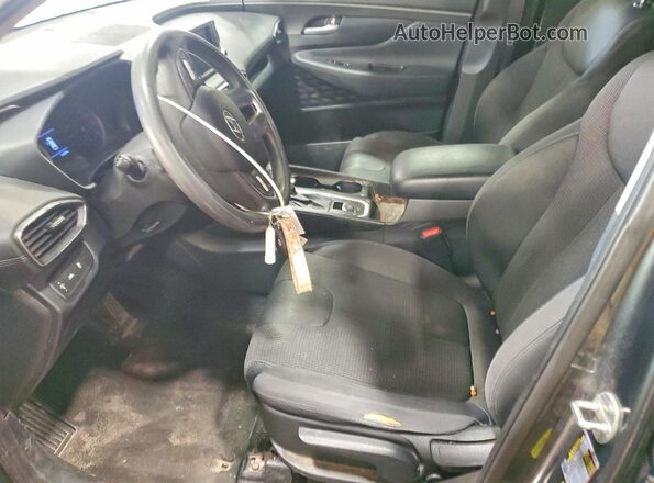 5NMS23AD1LH169230 2020 HYUNDAI SANTA Gray Вид салону спереду