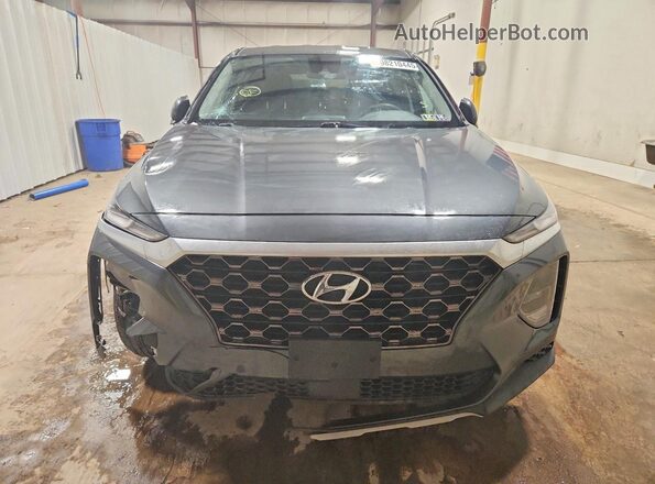 5NMS23AD1LH169230 2020 HYUNDAI SANTA Gray Вид спереду
