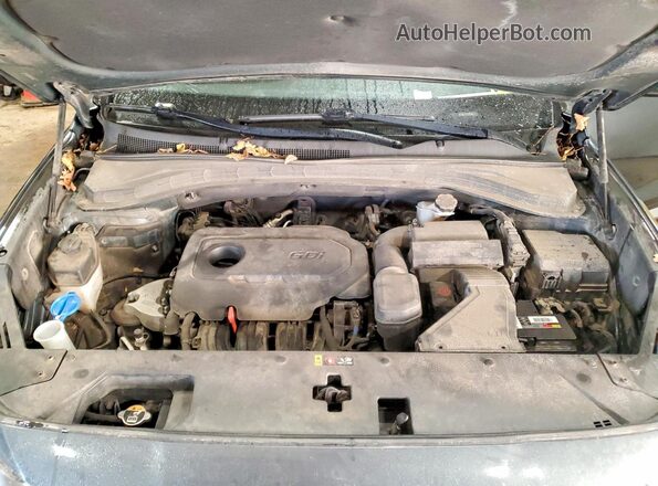 5NMS23AD1LH169230 2020 HYUNDAI SANTA Gray Вид підкапотного простору