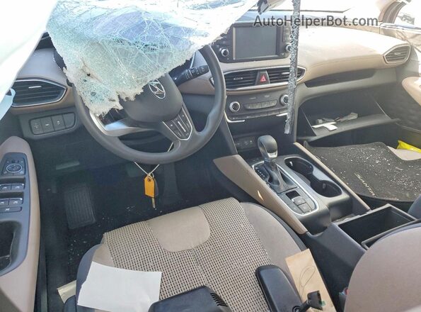 5NMS23AD1LH294552 2020 HYUNDAI SANTA Gray Widok deski rozdzielczej
