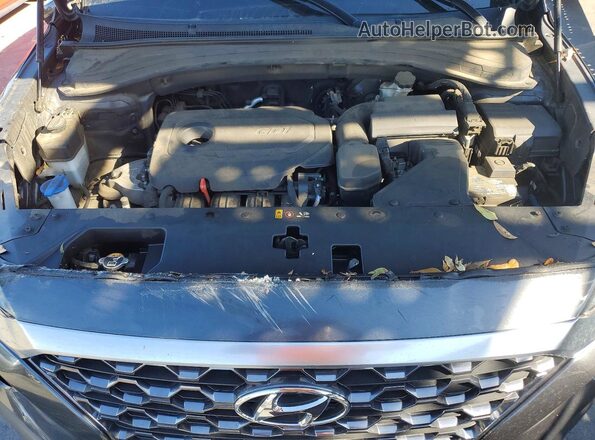 5NMS23AD1LH294552 2020 HYUNDAI SANTA Gray Widok komory silnika