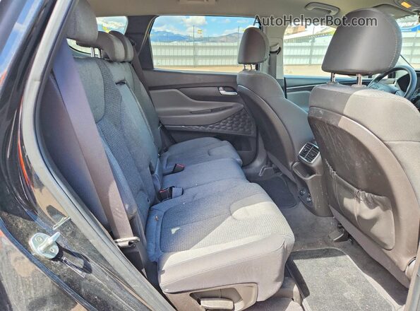 5NMS23AD1LH300821 2020 HYUNDAI SANTA Black Rear seats view