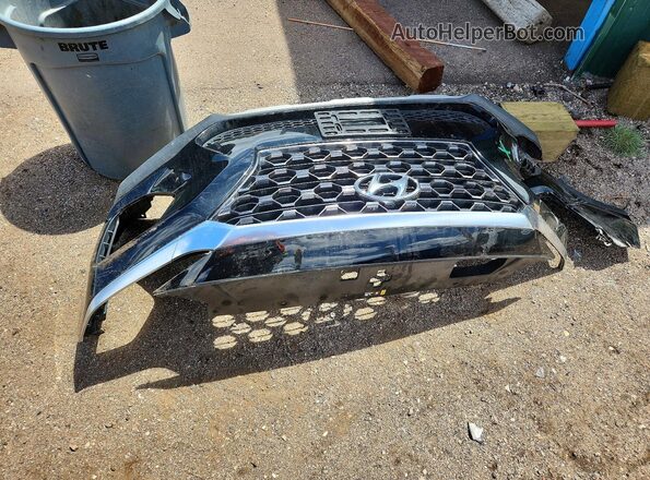 5NMS23AD1LH300821 2020 HYUNDAI SANTA Black Engine compartment view