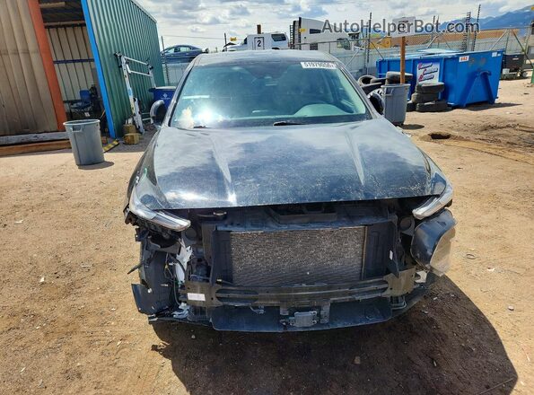 5NMS23AD1LH300821 2020 HYUNDAI SANTA Black Front view