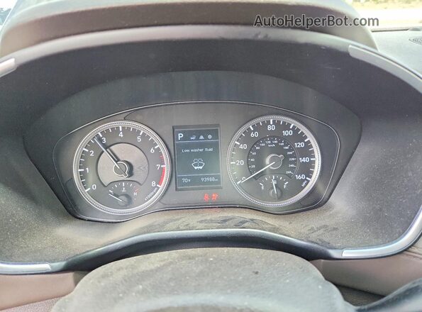 5NMS23AD1LH300821 2020 HYUNDAI SANTA Black Instrument cluster view