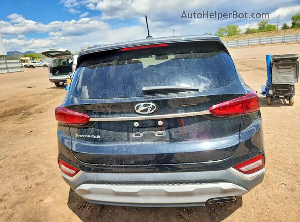 5NMS23AD1LH300821 2020 HYUNDAI SANTA Black Rear view