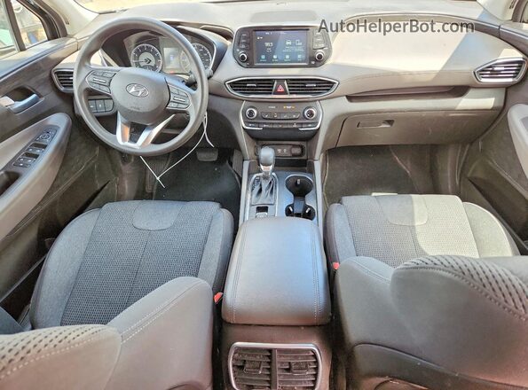 5NMS23AD1LH300821 2020 HYUNDAI SANTA Black Dashboard view
