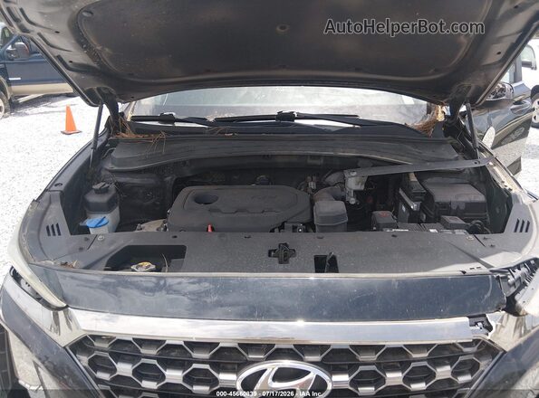 5NMS23AD2KH005709 2019 HYUNDAI SANTA FE Black Հետևի տեսք