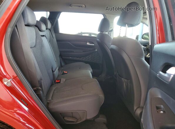 5NMS23AD2KH009386 2019 HYUNDAI SANTA Red Vista interior trasera