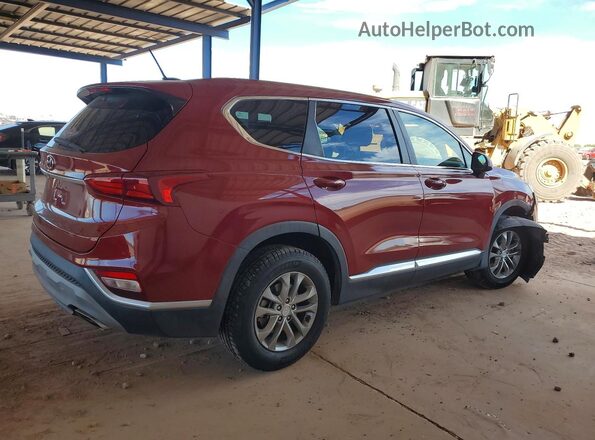 5NMS23AD2KH009386 2019 HYUNDAI SANTA Red Trasero derecho