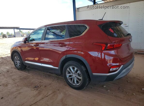 5NMS23AD2KH009386 2019 HYUNDAI SANTA Red Trasero izquierdo