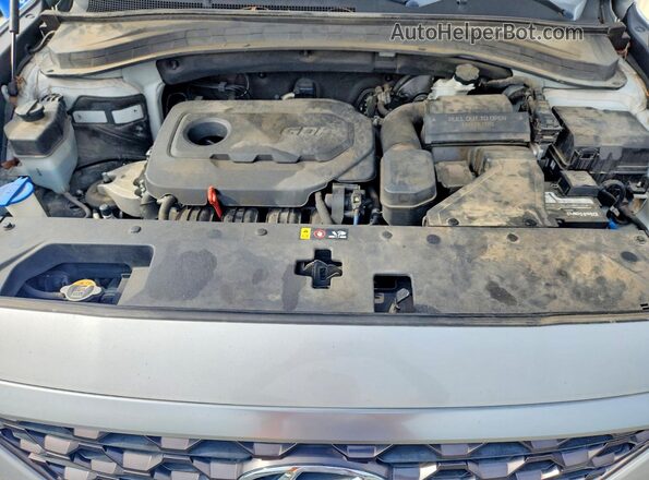 5NMS23AD2KH014796 2019 HYUNDAI SANTA Серый Вид подкапотного пространства