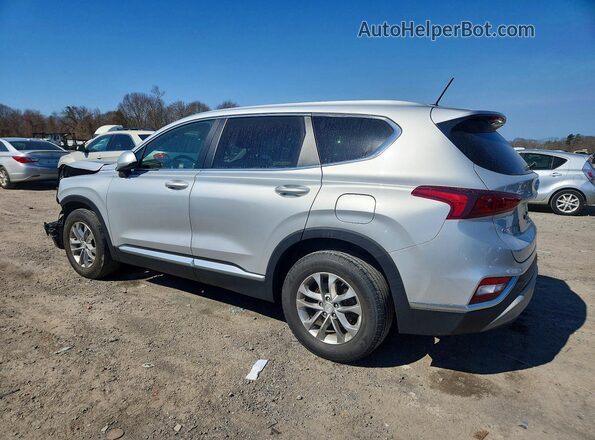 5NMS23AD3KH039710 2019 HYUNDAI SANTA Silver Trasero izquierdo
