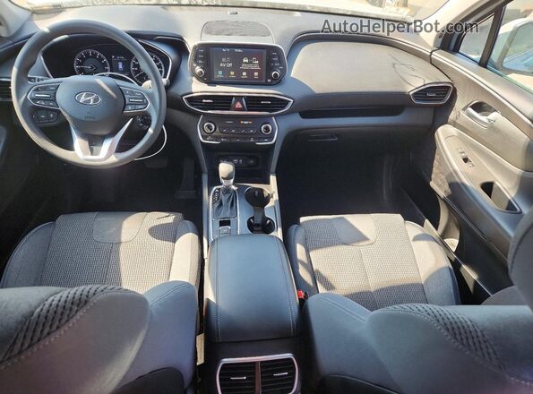 5NMS23AD3KH039710 2019 HYUNDAI SANTA Silver Vista del salpicadero