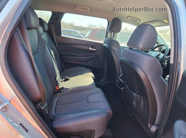 5NMS23AD3KH039710 2019 HYUNDAI SANTA Silver Vista interior trasera
