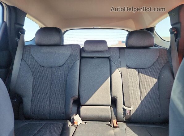 5NMS23AD3KH039710 2019 HYUNDAI SANTA Silver Vista de los asientos traseros