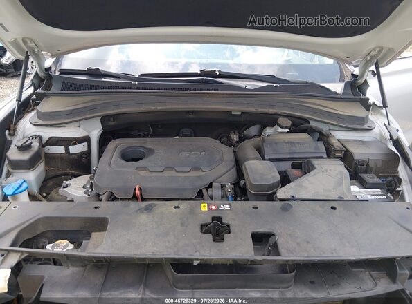 5NMS23AD3KH103051 2019 HYUNDAI SANTA FE Серебряный Вид сзади