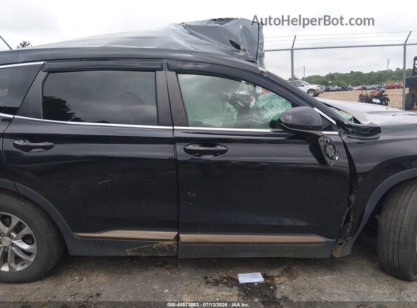 5NMS23AD3KH116950 2019 HYUNDAI SANTA FE Black Вид задньої частини салону