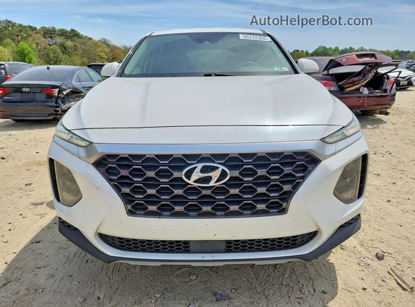 5NMS23AD3KH119668 2019 HYUNDAI SANTA White Front view