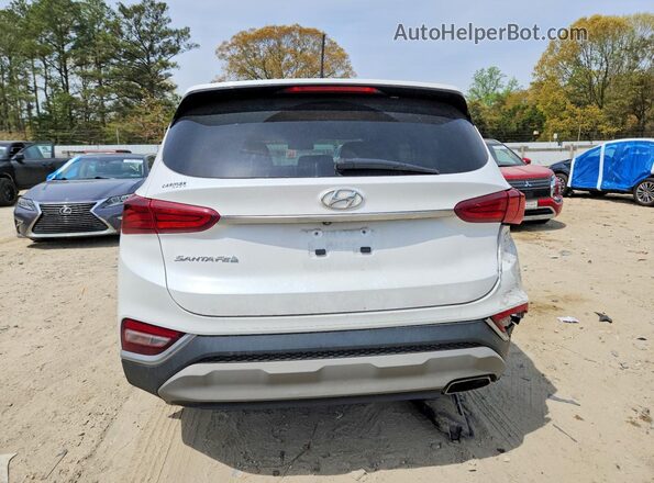 5NMS23AD3KH119668 2019 HYUNDAI SANTA White Rear view
