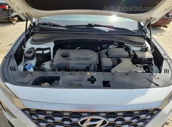 5NMS23AD3KH119668 2019 HYUNDAI SANTA White Engine compartment view