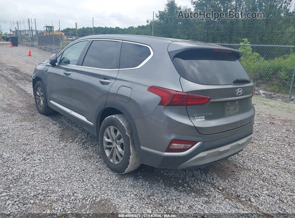 5NMS23AD4KH028277 2019 HYUNDAI SANTA FE Gray Հետևի ձախ