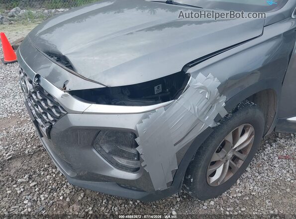 5NMS23AD4KH028277 2019 HYUNDAI SANTA FE Gray Դիմացի տեսք