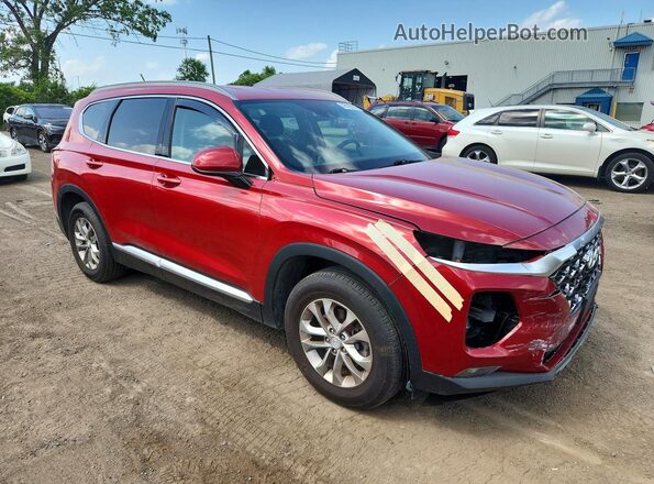 5NMS23AD4KH047959 2019 HYUNDAI SANTA Red Przód prawy