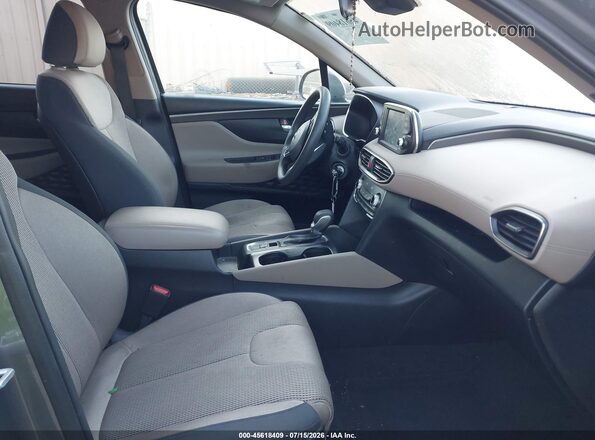 5NMS23AD4KH115449 2019 HYUNDAI SANTA FE Gray წინა სალონის ხედი