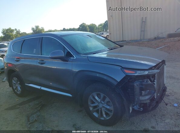 5NMS23AD4KH115449 2019 HYUNDAI SANTA FE Gray უკანა სალონის ხედი