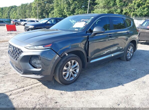 5NMS23AD4KH126371 2019 HYUNDAI SANTA FE Gray Front left