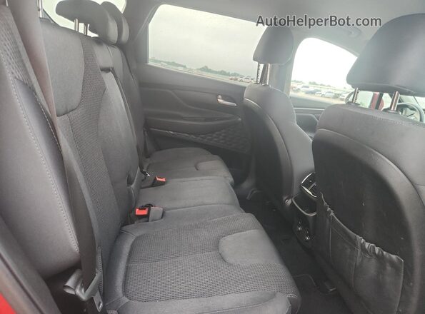 5NMS23AD5KH097009 2019 HYUNDAI SANTA Red უკანა სალონის ხედი