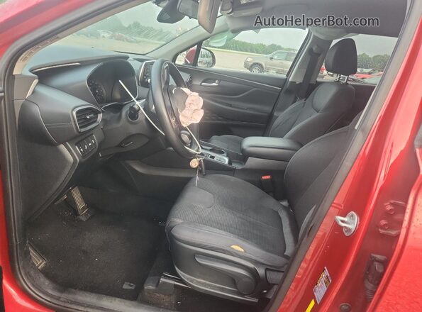 5NMS23AD5KH097009 2019 HYUNDAI SANTA Red წინა სალონის ხედი