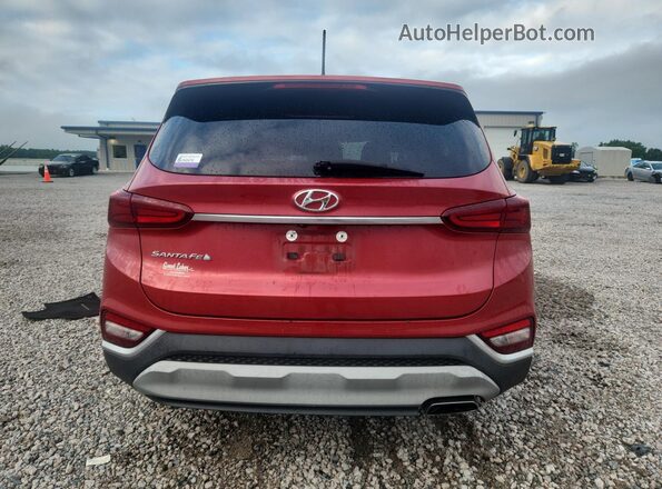 5NMS23AD5KH097009 2019 HYUNDAI SANTA Red უკანა ხედი