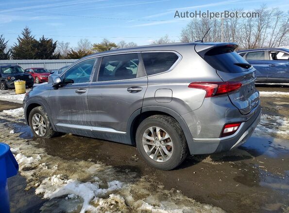 5NMS23AD5KH111653 2019 HYUNDAI SANTA Silver Հետևի ձախ