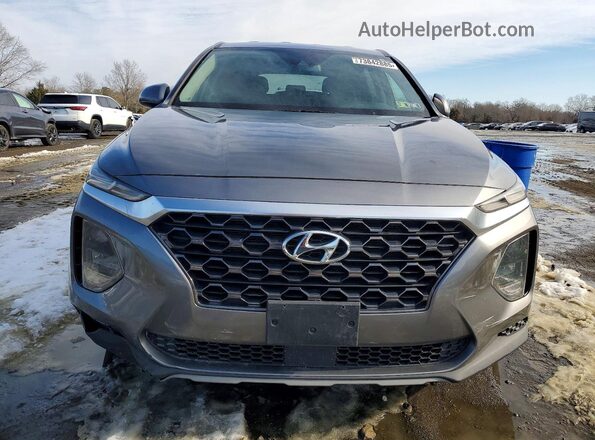 5NMS23AD5KH111653 2019 HYUNDAI SANTA Silver Դիմացի տեսք